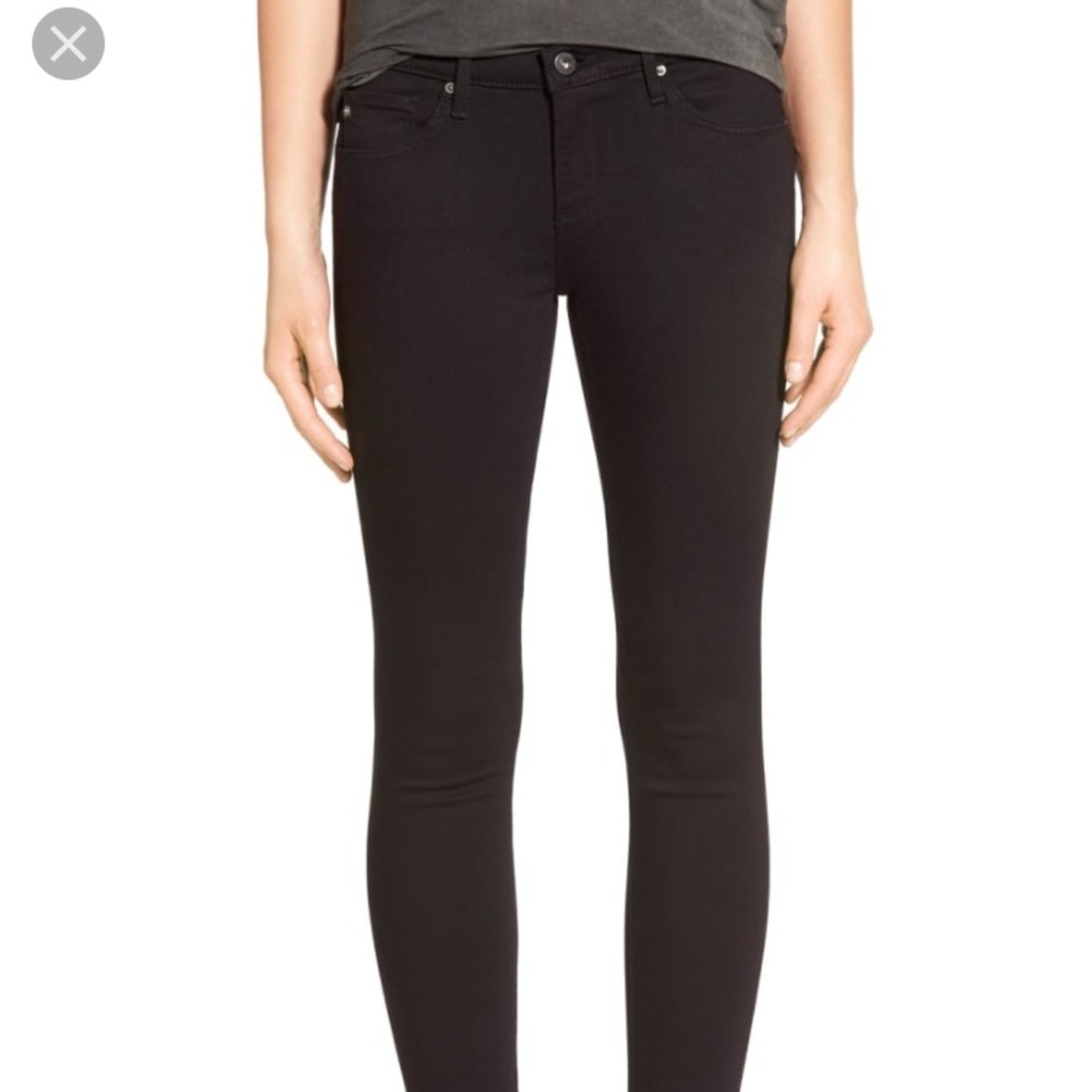 Adriano Goldschmied AG ankle zip pinstripe legging